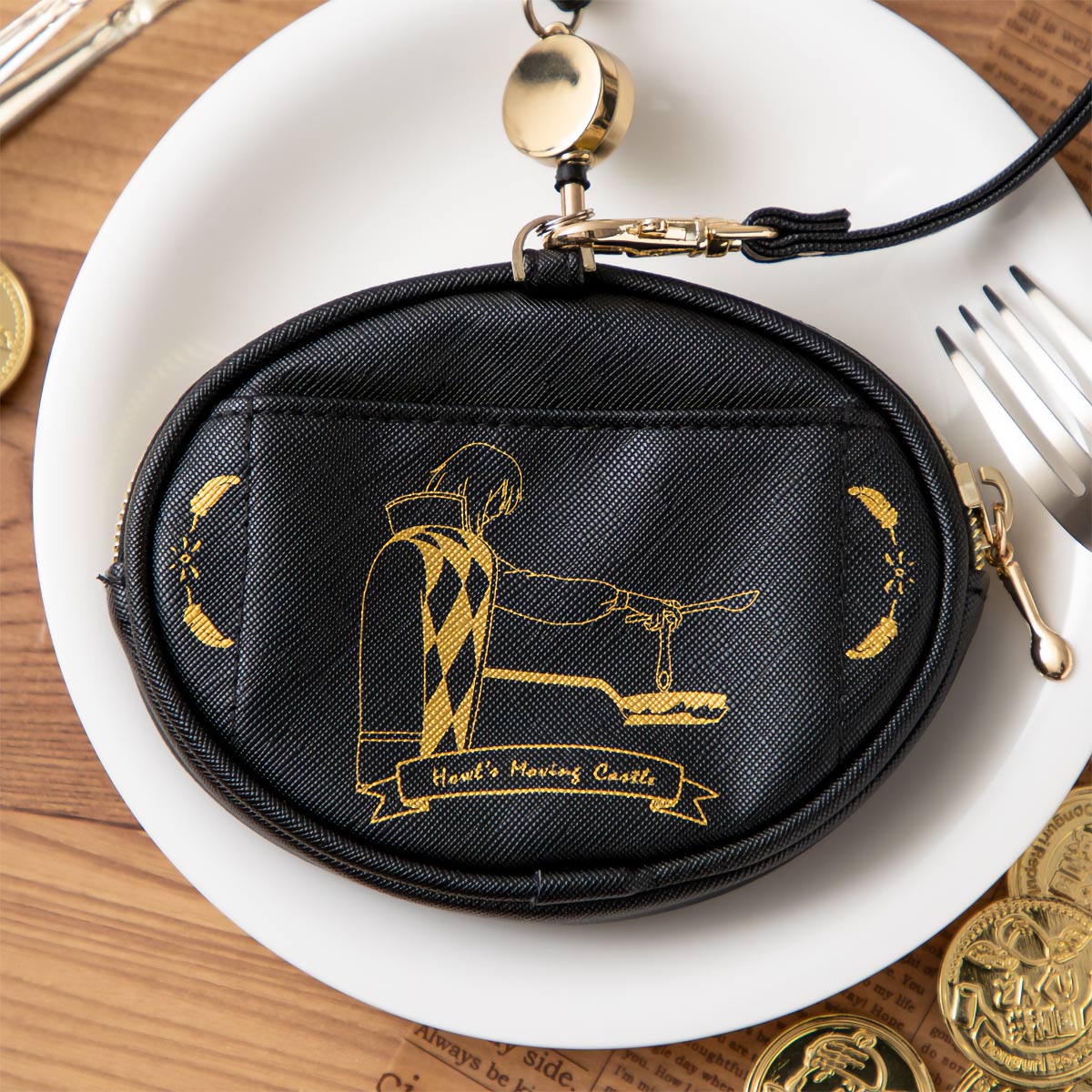 Peněženka Zámek v oblacích s Calciferem – Slanina a vajíčka 🍳🔥