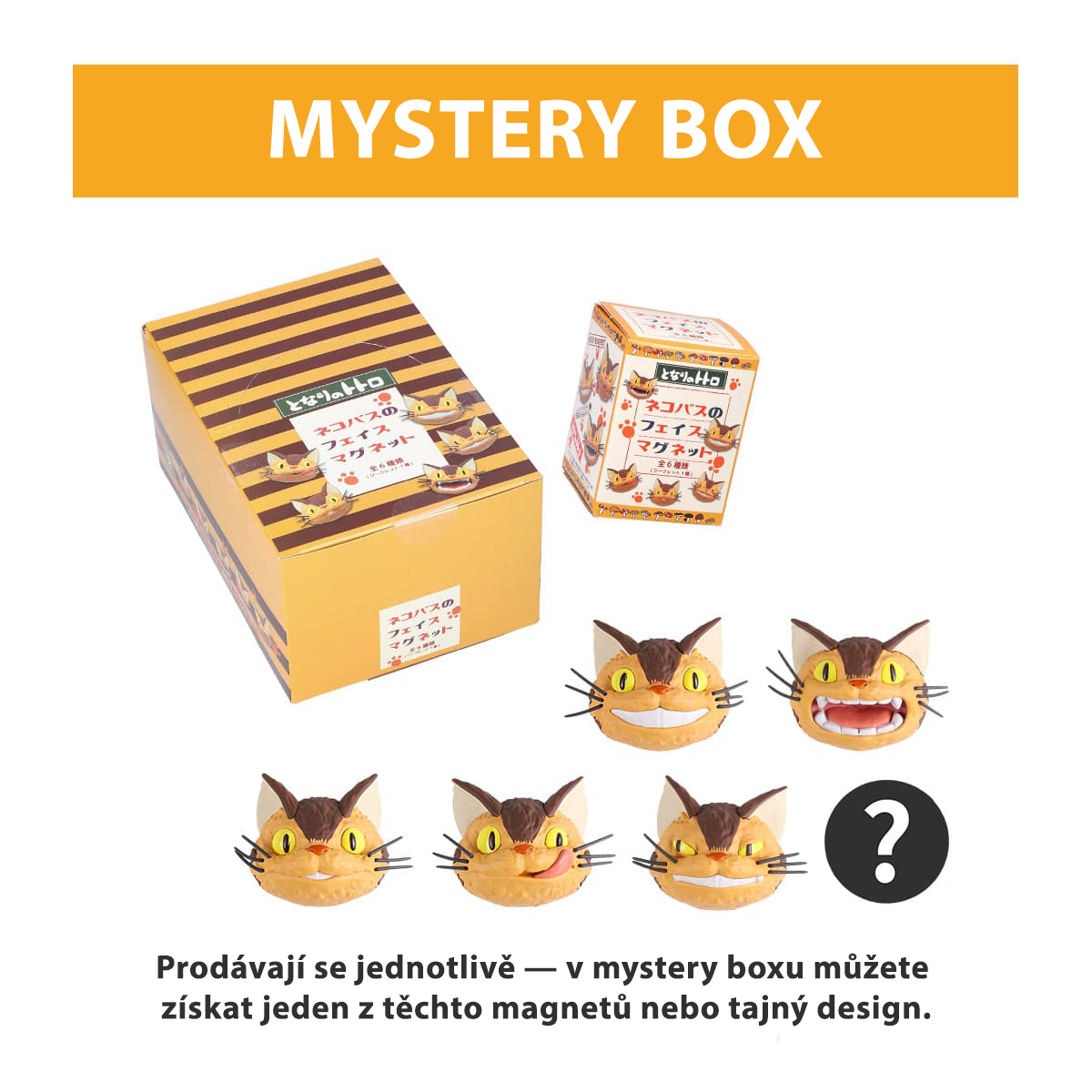 Kočkobus Face Magnet – Mystery Box