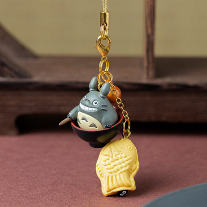 Totoro přívěsek – Bloumající lov taiyaki