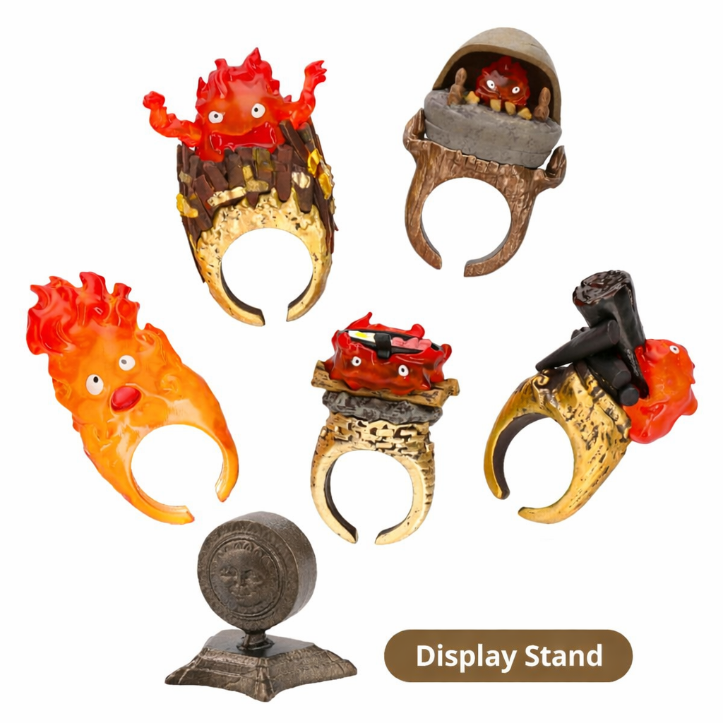 KAZARING Decorative Ring Collection – Calcifer🔥