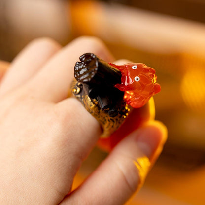 KAZARING Decorative Ring Collection – Calcifer🔥