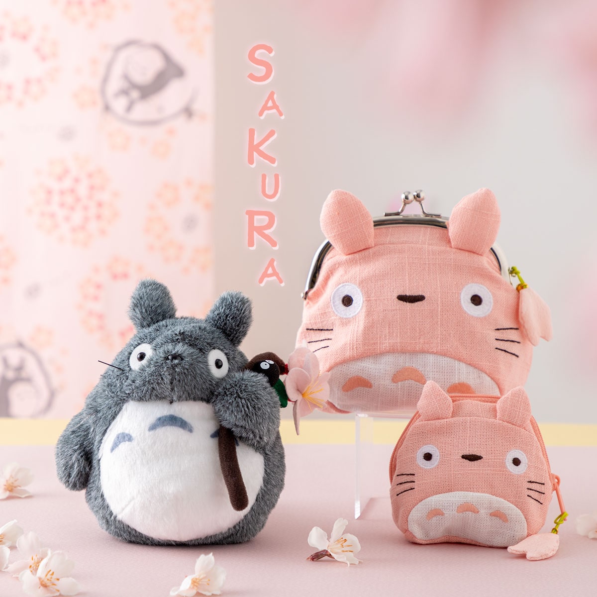 Totoro plyšák – Sakura Blossom