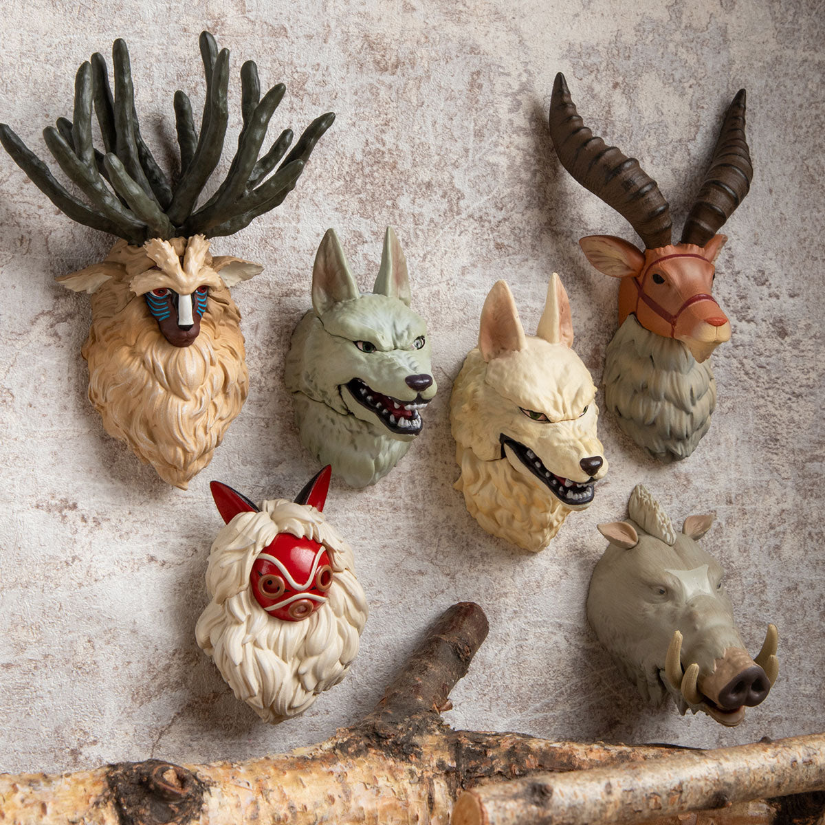 Princess Mononoke – Magnetky (celá kolekce)🐺