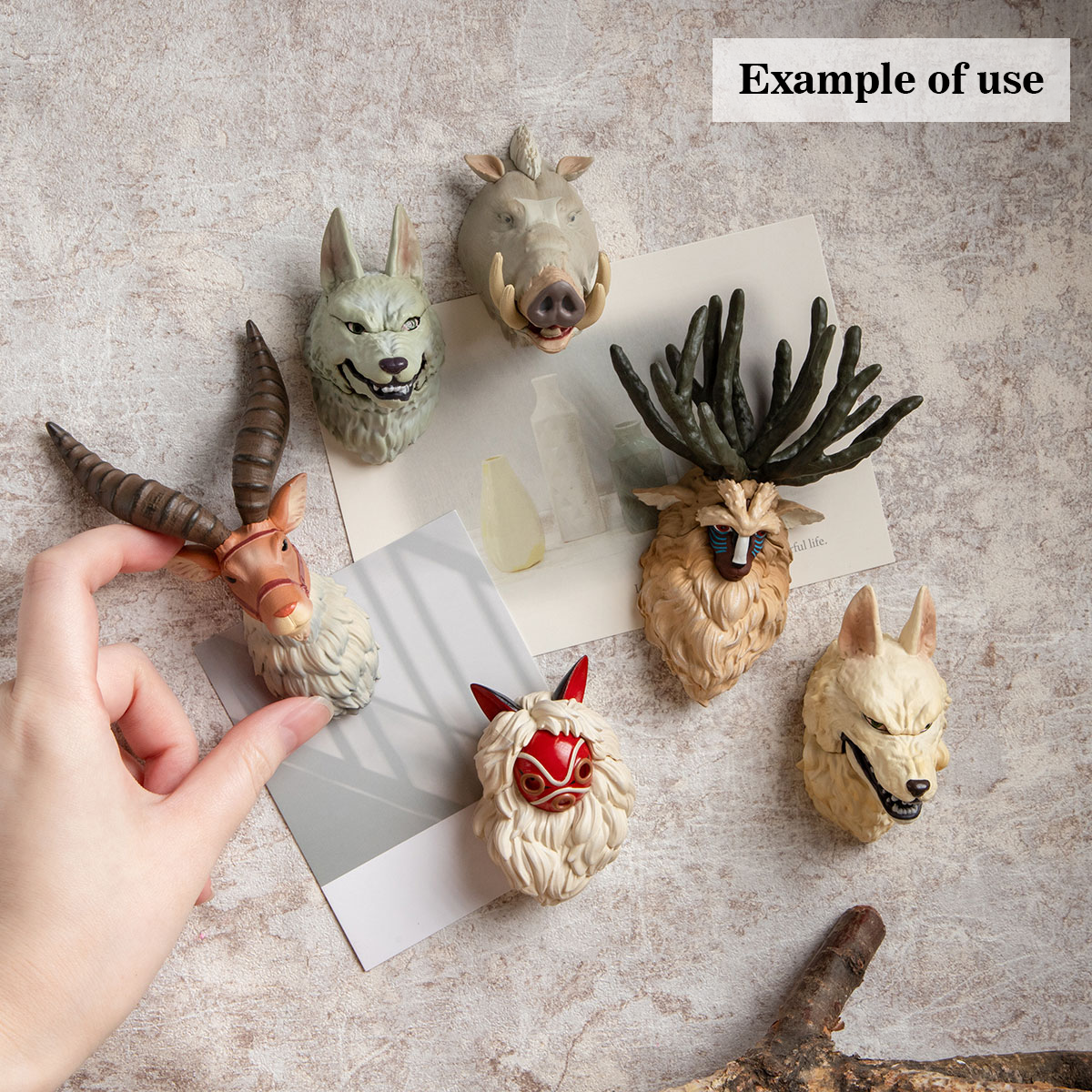 Princess Mononoke – Magnetky (celá kolekce)🐺