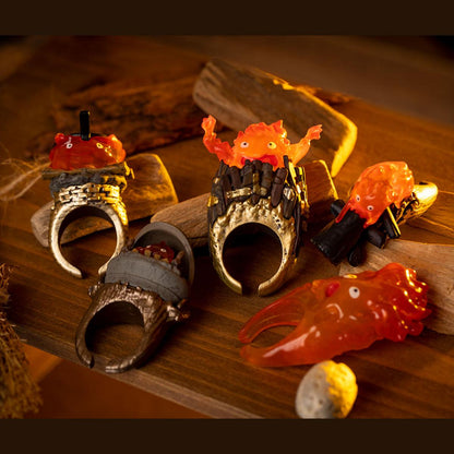 KAZARING Decorative Ring Collection – Calcifer🔥