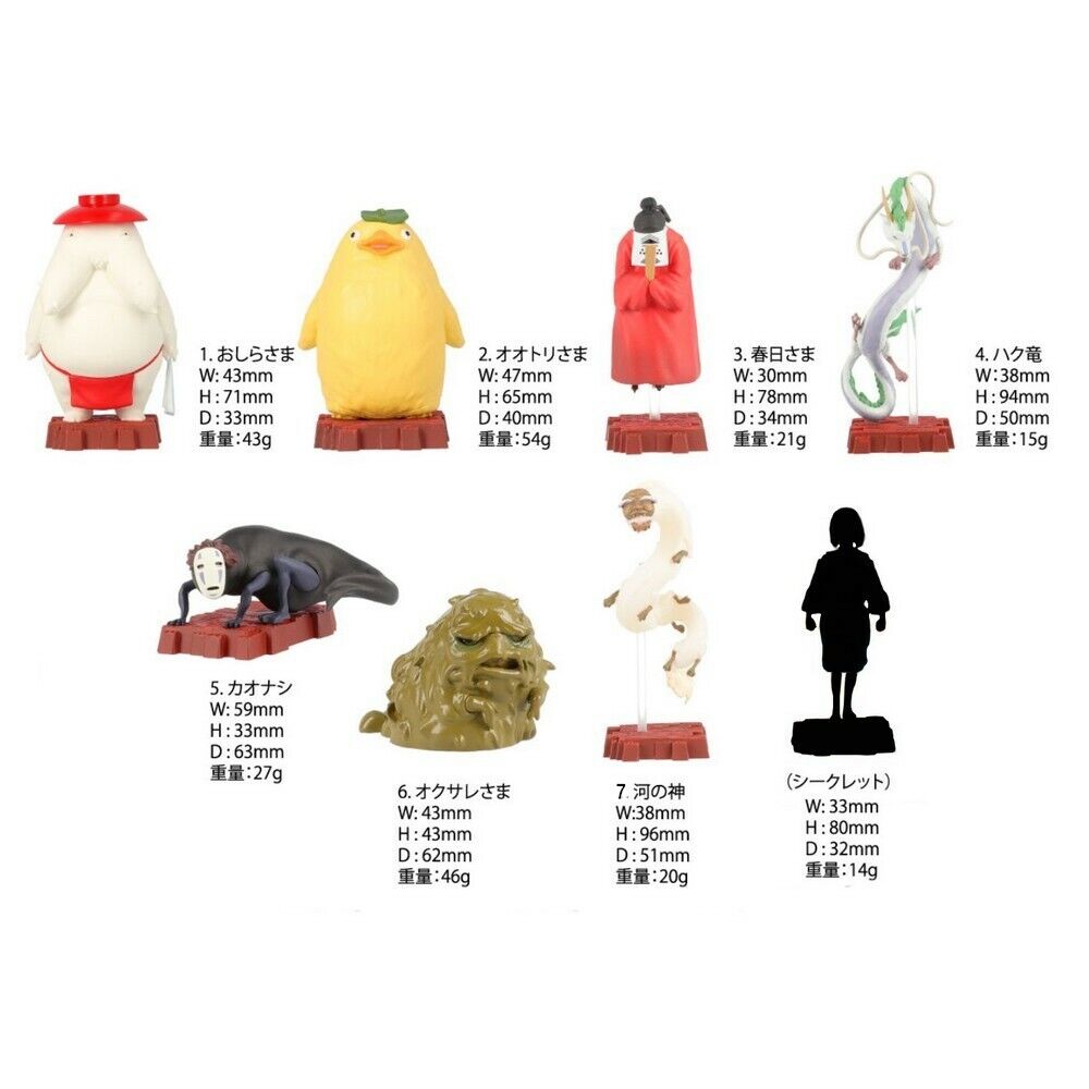Spirited Away Pose Collection DX Bohové (Prodává se jednotlivě)